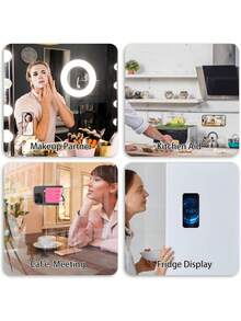 新款硅胶吸盘卡套，方形单面手机吸盘支架，粘性手机壳支架，硅胶手机配件，兼容苹果和安卓手机，自粘吸盘手机支架，多功能硅胶手机口袋吸盘手机壳 - 彩色 - 查看 4