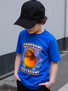 Young Boys T-Shirts - Blue - View 1