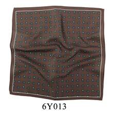 1 件新款设计欧美风格时尚涤纶腰果花印花 30 厘米 X 30 厘米男士口袋巾、手帕，适合宴会、生日、婚礼、派对穿着