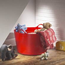 40L 40 Litre Large Robust Flexi Tubs  - Mixed Assorted Colours Randomly Picked - Multi Purpose Flexible Rubber Storage Container Buckets - 3 - 查看 5