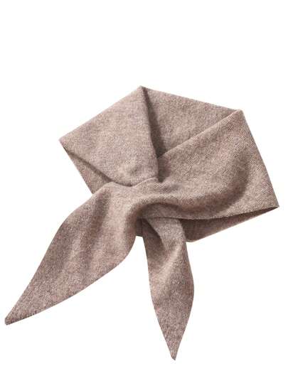 1件男女通用100%羊毛纯色镂空三角围巾，可拆卸围脖，秋冬时尚优雅针织围脖披肩，适合搭配连衣裙和圣诞装饰