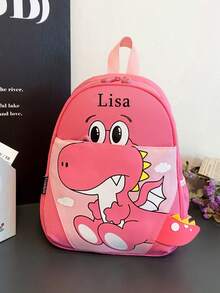 Customize This Mini Backpack With Your Name Or Holiday Greetings. Create Your Own Unique Backpack. Stylish And Versatile, This Kawaii Backpack Features A Unicorn And Dinosaur 3d Print With Multiple Pockets.