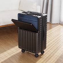 fangange 2-Piece Suitcase Set, 20 Inch And 24 Inch Suitcase, With Interior Compartments, Universally Rotating Silent Wheels, With High-Quality TSA Lock, Travel Suitcase Set, Robust Travel Luggage, Hand Luggage - màu đen - Xem 9