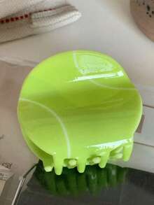 Pinza de pelo con forma de pelota deportiva personalizada y con patrón, pinza elegante para recoger el cabello en coleta para mujeres y niñas para uso diario/fútbol/soccer/béisbol/baloncesto/golf/voleibol como regalo para mejores amigas, novias, maestras, etc. Día de Acción de Gracias, regreso a la escuela, accesorios de pelo de invierno y otoño para outfits de vacaciones para mujer