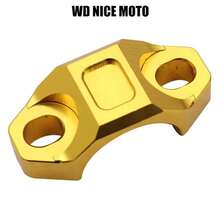 WD NICE MOTO Soporte fijo de freno delantero CNC, bloque de presión superior de aleación de aluminio para modificación de motocicletas, adecuado para motocicletas de campo a través KTM SX SX-F EXC EXC-F XC XC-F Embrague Manija Asiento Freno Fijo