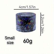 Molinillo de hierbas de astronauta de 1.6 pulgadas, molino de especias, mortero y maja, triturador de sal, trituradora de tabaco, vainilla, 4 secciones, molinillo portátil de aleación de zinc, picadora de cigarrillos, accesorios para fumar, regalo