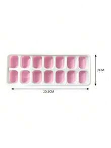 COMBO 3 Forma de Gelo Fundo de Silicone Para Papinha Casa Cozinha Geladeira e Freezer Coquetel - Multicolorido - Visão 7
