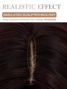 角色扮演长波浪假发，渐变红色中分款式，易于护理，女士日常派对假发，Y2K 合成蓬松时尚酷女孩假发，浪漫优雅万圣节圣诞节音乐节服装假发，浪漫休闲街头耐热假发，30 英寸 - 漸層紅色 - 查看 8