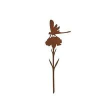 1pc Iron Art Garden Decor With Vibrant Floral Design, Suitable For Patio, Yard, Lawn And Holiday Celebrations, Garden Decoration, Outdoor Path Decor - Rust Brown - View 17