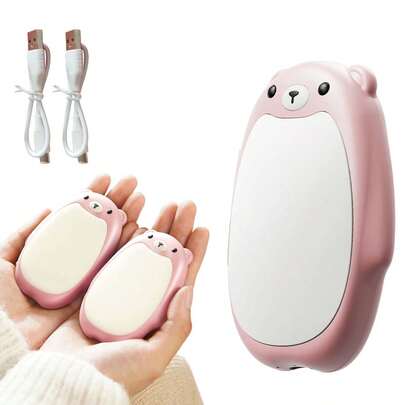  SWEETFULL 2件套可充电磁性暖手宝，快速加热，3档温度设置，便携式暖手宝，适合戴手套使用，旅行必备，男女通用，适合户外、露营、狩猎、高尔夫、圣诞节、生日、冬季等场合。