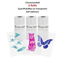 Thermal Sticker Paper For Mini Printer Sticker Maker, Self-Adhesive Mini Thermal Printer Sticker Paper, 57 X 25 Mm,School Supplies,Back To School - Multicolor - View 14