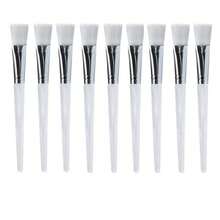 5 PIEZAS Cepillo para mascarilla facial transparente, cepillos de maquillaje para herramientas cosméticas para aplicación de mascarilla facial y mascarilla para ojos, y necesidades de bricolaje