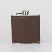 1 Set Personalized Engraved Leather Flask, Groomsman Gift, Customized Groomsman Leather Flask, Best Gift For Men, Groomsman Leather Flask - Multicolor - View 32