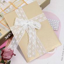 White Lace Ribbon Crafts, Vintage Cute Fabric Lace Trim Sewing, Wrapping, Wedding Bridal Decoration, Floral Bouquet,(10 Yards, Style 1) - Style 2 - 查看 4