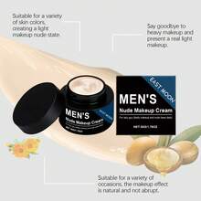 1pc Men's Whitening And Anti-Wrinkle Facial Moisturizer, Natural Matte Effect, Nourishes Dry Skin, Refines Pores, Repairs Skin, Gently Moisturizes The Face, Brightens And Evens Out Overall Skin Tone, Moisturizing And Light Texture, Suitable For Men With Different Skin Types