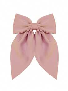 2/3/4 pezzi Fermagli per capelli grandi a fiocco, fermagli per capelli con fiocco morbido e coda lunga, fermagli per capelli in metallo vintage con seta, accessori per capelli eleganti, ottimo regalo per San Patrizio, San Valentino, autunno e inverno, fermagli a pinza per outfit da vacanza per donne alla moda