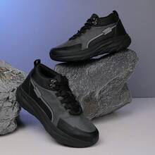 Men's Airy PU Ultra-Dense Breathable Mesh Leisure Shoes, EVA Soft Sole With Secondary Patch For Comfort And Shock Absorption | Looks Slimming When Worn, Lightweight | 'Cloud-Like' Feeling Sports Shoes | No Fatigue After Long Walks, Stylish And Versatile Street Style Shoes"