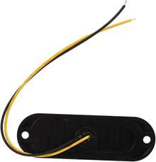 Qiilu LED Side Marker Tail Light  Lámpara Remolque Camión Camión 4 Uds. De Luces Laterales para Camiones, Alto Brillo, 3000K, IP65, LED Impermeables, Fácil Instalación, Luz de(amarillo) - Amarillo - Ver 6