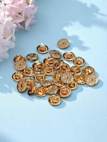 30pcs Lock Buckle With Gold And Silver Back Pin, Brooch, Enamel Lapel Pin, Safety Jewelry Discovery Component - 30PCS Spare Buckles - View 6