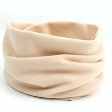 1pc Unisex Thick Fleece Scarf - Windproof, Warm, Solid Color, Stretchy Fit, Machine Washable, Suitable For Autumn/Winter Fashion, Winter Fashion Accessory | Minimalist Scarf | Polyester Blend Scarf, Women Scarf, Women Neck Warmer, Women Headband, Women Headwrap - Multicolor - View 11
