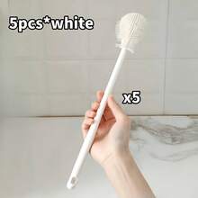 Set de 5 cepillos de limpieza de cocina, incluye cepillo para tazas, cepillo largo para botellas, cepillo quitamanchas de té, versátil para botellas, tazas, ranuras, herramientas de limpieza, regalo de Navidad