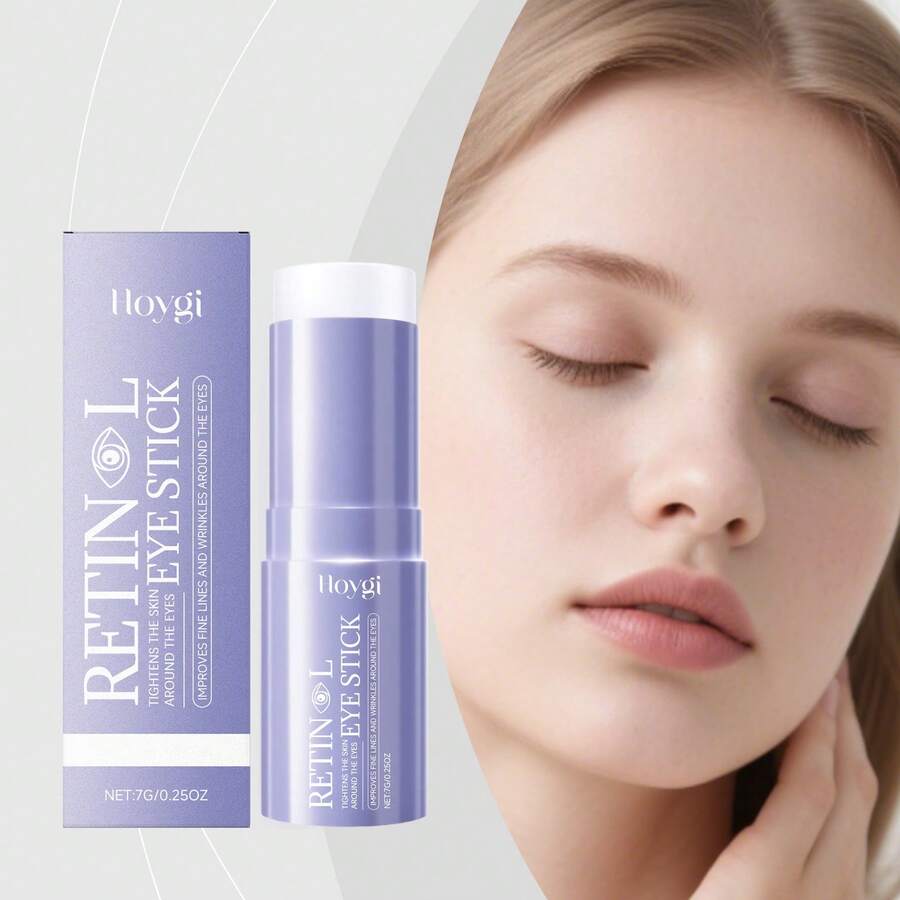 7g Retinol Eye Serum Stick, Firms Eye Area Skin, Reduces Fine Lines And Puffiness, Anti-Aging, Suitable For All Skin Types - White - View 1