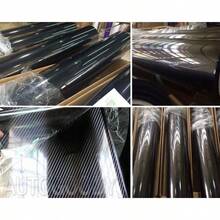 5D Premium HIGH GLOSS Black Carbon Fiber Vinyl Wrap Bubble Release 6D - 96" X 60" - View 6