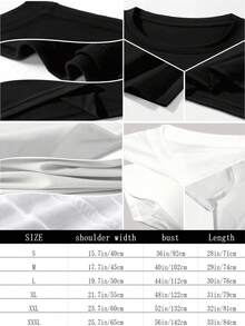 disfraz halloween hombrePlayera casual estampada con números y letras, cuello redondo y mangas cortas para primavera y verano, ropa de mujerplayera de hombretwilight - Negro - Ver 5