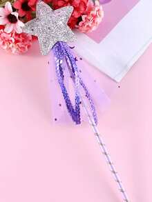 1 pieza/3 piezas/5 piezas Varita mágica, Varita de hada, Varita con estrella de brillo, Varita mágica, Accesorios para actuaciones de fiesta - Multicolor - Ver 21