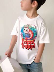 Young Boys T-Shirts - 白色 - 查看 3