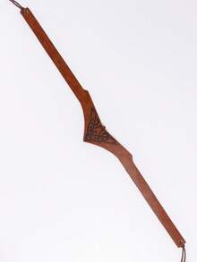 1pc Unisex Viking Wavy Drawstring Headband, Halloween LARP Warrior Knight Cosplay Headpiece - Camel - View 4