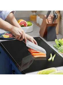 Square PET Acrylic Kitchen Cutting Board - Solid Color Countertop Protector Mat With Edges - Hand Wash Only, Non-Textile Material - Great For Graduation Gift, Suitable For Fruits And Vegetables