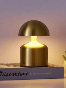 Modern Cordless Mushroom Touch Lamp, Dimmable Brightness, USB Rechargeable, Portable Adjustable Desk Lamp, Suitable For Home Decor, Bedside Or Tabletop, Perfect Holiday Gift