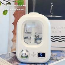 1 Stück 500mAh wiederaufladbarer Nebelverteiler & Luftbefeuchter, erfrischt und reinigt Ihren Raum, 3 einstellbare Modi, mit beruhigender Atmosphäre, Heim-, Schlafzimmer-, Wohnzimmer-Dekoration, Schlafzimmer-Luftbefeuchter | Moderne Ästhetik | Aroma-Diffuser, Nebelverteiler