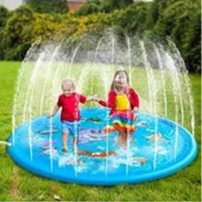 Summer Outdoor Water Play Toy Dolphin Spray Mat Circular Spray Mat