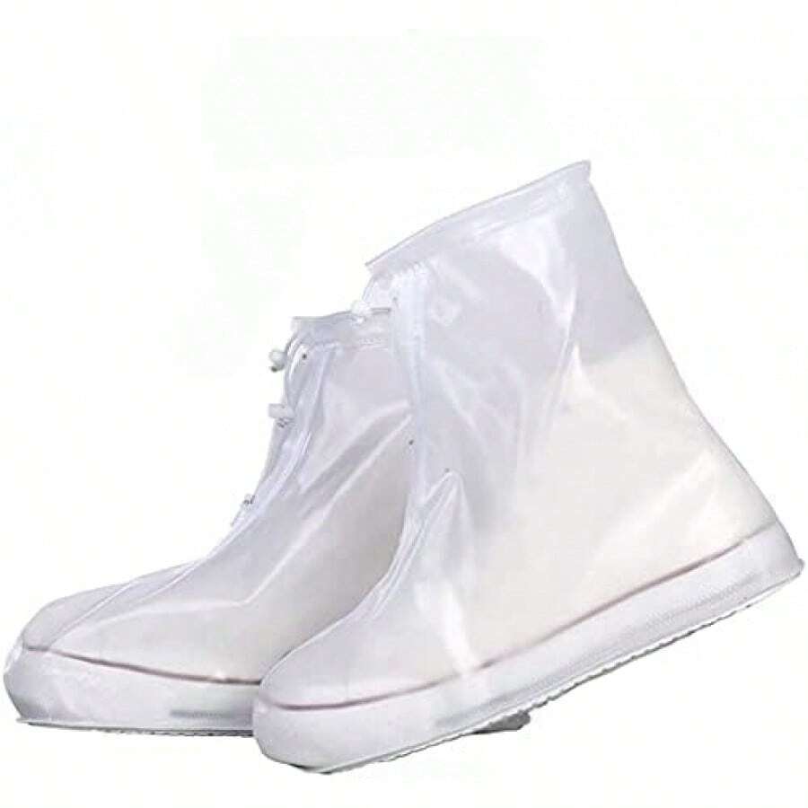 EstiloTendenciaCubrezapatos De Lluvia, Impermeables Antideslizante Reutilizable Cubrezapatos, Botas De Lluvia Para Ciclismo Al Aire Libre Hombres Mujeres L(Women5-7 MAN3-5) XL(W7. 5-9 M5... 5-7) XXL (W9. 5-11. 5M7. 5-9. 5) XXXL(W12-14 M 10-13)Calidad PremiumVersióN Mejorada - XXL (Mujeres 9,5-11,5 Hombres 7,5-9,5) - Ver 1