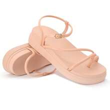 Sandalia Papete Plataforma Flatform Army 100% EVA - Blush - Visão 9