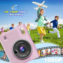 儿童数码玩具相机多功能玩具小型摄影儿童相机仿真单反造型角色扮演家用必备 - 彩色 - 查看 6