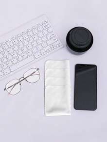 1pc Customized Christmas Photo Glasses Cloth, Personalized Microfiber Lens Cleaning Cloth, Suitable For Glasses, Glasses, Phone Screens, Camera Lenses, Gift Cloth, Personalized Christmas Gift For Family, Friends, Men, Women, Couples, Colleagues, Customized Holiday Souvenir Gift, Decorations, Christmas Gift, Available In 2 Sizes - Multicolor - View 5