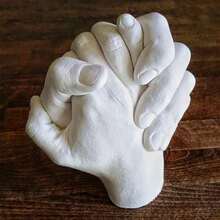 3D Couple Hand Mold DIY Casting Kit, Ideal Gift For Mother's Day, Valentine's Day, Christmas, Wedding, Back To School With Friends To Make Commemorative Gifts. Express Your Love! Cherish The Memories Of Your Loving Relationship! - Multicolor - View 4