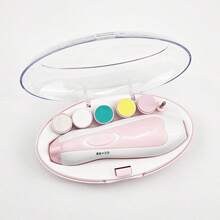 1件套中性嬰兒電動指甲研磨器,粉色的多功能孩子們的護理產品