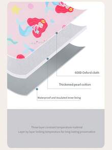 Lonchera aislada reutilizable para niños, adecuada para uso escolar, aislamiento térmico, bolsillos interiores y exteriores, material de lona impermeable, diseño lindo y adorable - bolsa de almacenamiento diario perfecta, para llevar para niños y niñas, suministros de cocina, regalo de Navidad, esencial para volver a la escuela - coche negro - Ver 8