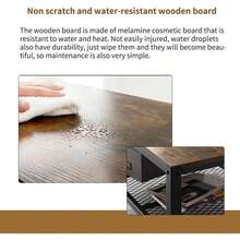 Office Desk Shelf Organizer, Wood Desktop Bookshelf Supplies Storage Rack, Shelf Top Of Desk And Dresser And Cubicle Decor Aesthetic Bookshelf Brown, Small 12.9 Lx6.3 Wx10.2 H - 黑色 + 小號(12.9 英吋長 x 6.3 英吋寬 x 10.2 英吋高) - 查看 7