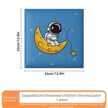 1 pieza Adhesivo de dibujos animados Almohadilla suave, Decoración del borde de la cama, Anticolisión, Alfombra de pared impermeable para tatami, papel tapiz, pegatinas de pared, decoración de habitación