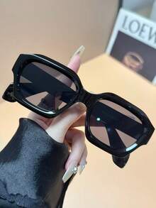 1 Pair Retro Small Square Frame Slimming High-End Glasses - Multicolor - View 8