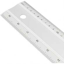 Aluminium Metal Ruler & Spirit Level, 1000mm Length With Inch And CM Measurements, Two Spirit Gauges (90 And 180 Degree), Handle - Professional Hand Tools - Default - View 5