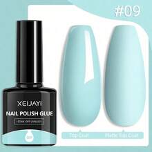 XEIJAYI 1 Color Spring Bright Macaroon Candy Nail Polish Gel Easter Limited Edition Nail Gel For Women - DIY Home Salon Nail Art - 淺藍色 - 查看 9