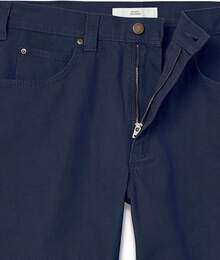 Mens Relaxed-Fit Carpenter Utility Pant With Pockets, Fashionable Workwear - Navy - View 5