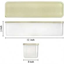 2-Pack Of Refrigerator Storage And Crisper Boxes With Lids, Pasta Containers, Storage Racks, Refrigerator Pasta Storage Boxes, Stackable Kitchen Freezer, Covered Food Containers For Food Organization And Storage In Refrigerators, Freezers, Cabinets, Kitchens, Countertops, Small Freezers, Cupboards, And Closets.Clear PET Food Canister For Dry Food Like Rice, Sugar, Flour, Pasta, Cereal, Beans, Nuts Kitchen Organization, Stackable Organizers For Food,Food Storage Containers,Seasoning Jars - Trong sáng - Xem 7