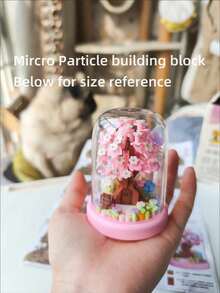 Christmas Gift/Stocking Stuffer: Micro Particle Four Seasons Tree House Building Blocks, DIY Building Blocks Toy, Can Build A Magical And Sweet Tree House For Yourself Or Your Loved One, Ideal For Living Room Decor, Also A Great Birthday Gift, Gift For Friends, Family, And Loved Ones. Creative Valentine's Day Gift. - Multicolor - View 2